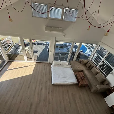 Beautiful Houseboat On The Sava River Belgrade