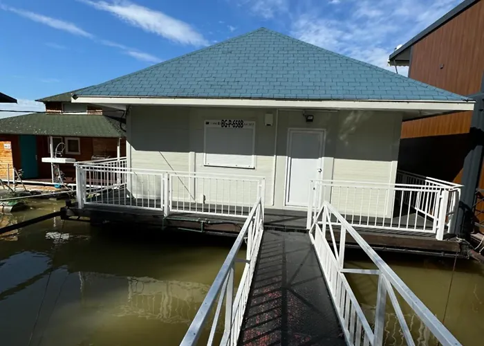 Beautiful Houseboat On The Sava River
