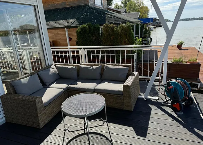 Beautiful Houseboat On The Sava River *